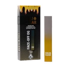 Cali Clear Face Off OG - 1G THC All-In-One Disposable - Indica